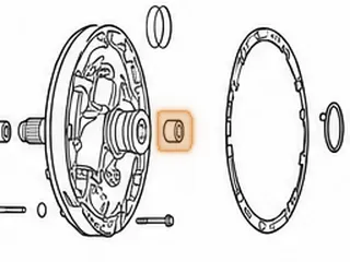 Caged Needle Bearing, AT540/AT545 Stator (Rear) (Use 111209B) — Part # 111037B