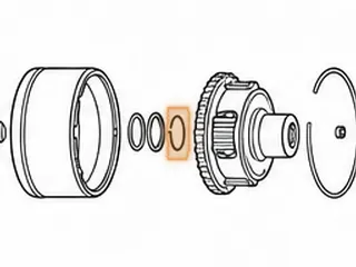 Snap Ring, AT540/AT545 Holds Rear Planet To Output Shaft — Part # 111894
