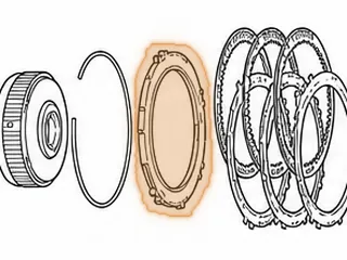 Pressure Plate, AT540/AT545 2nd & 3rd Range Clutch (Selective) — Part # 111146AA