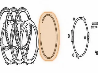 Snap Ring, AT540/AT545 Holds 3rd Range Retainer In Case (Use 111878) — Part # 111879