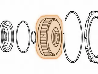 Drum, AT540/AT545 4th Range Clutch (5 Clutch)(No Snap Ring Groove On OD)(1.398”OD Front Splines On # 674, Must Measure)… — Part # 111550AA