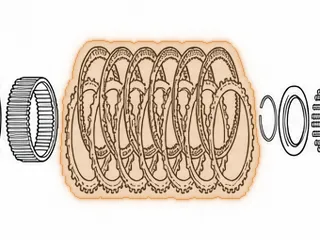 Steel, AT540/AT545 1st Range Clutch .098” (30 Teeth) (6.50”ID) — Part # 111128