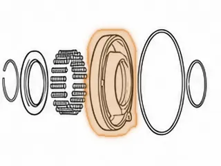 Piston, AT540/AT545 1st Range Clutch (Cast # 6834816) — Part # 111967