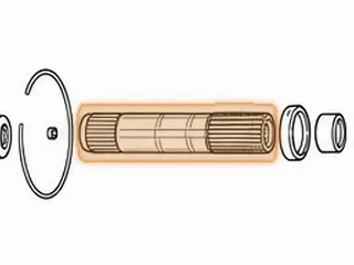 Shaft, AT540/AT545 Output Shaft (9 1/2” Long) (Bolt-On Yoke Type) — Part # 111678A