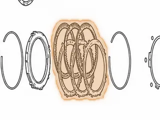 Steel, AT540/AT545 2nd & 3rd Clutch .098” (9 Teeth) (7.25”ID) — Part # 111126