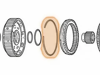 Snap Ring, AT540/AT545 Holds Front Ring Gear To Center Planet & Holds Rear Planet To Connecting Drum) — Part # 111882