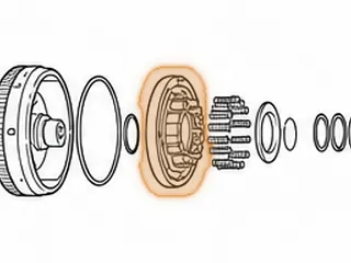 Piston, AT545 Forward Clutch (No Ears)(Cast # 6884280) (Also Fits AT545 4th Range Clutch) — Part # 111964C
