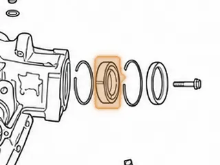Ball Bearing, AT540/AT545 Output Shaft To Case (Rear) (3.350”OD) (NDH 3209) — Part # 111271