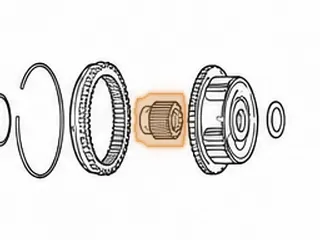 Sun Gear, AT540/AT545 Center (22 Teeth) (1.963” Long) — Part # 111610