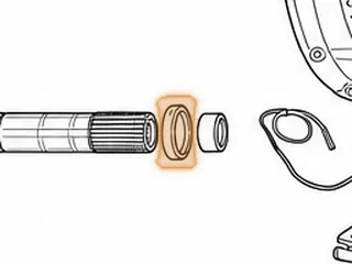 Ball Bearing, AT540/AT545 Output Shaft To Case (Front) (2.953”OD) (3L09) — Part # 111268
