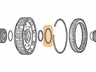 Washer, AT540/AT545 Front Planet To Center Planet (Fiber) (3.085”OD) — Part # 111238