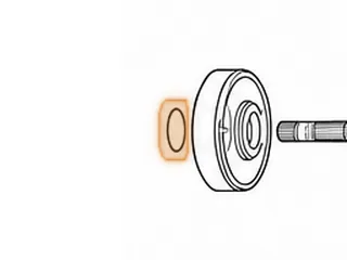 Snap Ring, AT540/AT545 Holds Rear Sun Gear To Center Ring Gear — Part # 111888