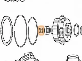 Bushing, AXOD/AXODE/AX4S/AX4N Front Planet Shaft (Inner) (Replaces Bearing # 86241) 1987-Up (Aftermarket) — Part # 86053B