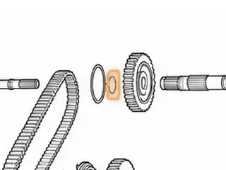 Snap Ring, AXOD/AXODE/AX4S/AX4N Drive Sprocket To Turbine Shaft 1986-Up — Part # 86880
