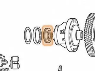 Cone Bearing W/Cup Race, B6VA/BAXA/MAXA/M6HA Differential To Bell Housing… — Part # 30292BK