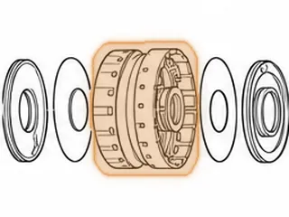 Drum, B7XA/B7ZA/M7ZA 3rd/4th Clutch (24 Teeth Steels)(2.805” Wide) (5.150”OD)… — Part # 20550F