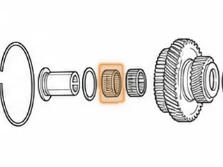 Caged Needle Bearing, B7TA/B7VA/B7XA/B7ZA/M7ZA 4th Gear (Mainshaft)(.070” Thick)… — Part # 30229A