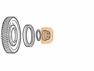Nut, BAXA / B6VA / MAXA / M6HA (Some) Mainshaft (Left Hand Thread) (.713” Thick) — Part # 20796A