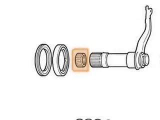Caged Bearing, BYFA/B36A/MDKA/MDPA/MDRA/P36A Stator (Front)(1.040”OD) — Part # 80209