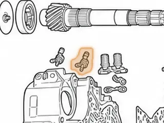 Solenoid, B6VA / BAXA / MAXA / M6HA / MDWA / MPZA Shift (Brown Connector) (The Bottom Solenoid On The Side Of The Bell) — Part # 30421B