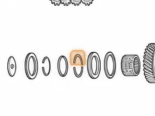 Horse Shoe Clips, B6VA / BAXA / MAXA / M6HA Pinion Shaft (1.600” Long) (.187” Wide) (.078” Thick) (2 Per Set) — Part # 30887B