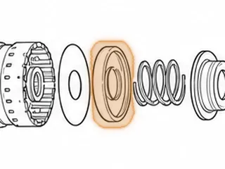 Piston, B7XA/B7ZA/M7ZA 3rd & 4th Clutch #960 (.338” Thick)(Also Fits MFYA/MGSA 4th/5th Clutch #960) — Part # 30962A
