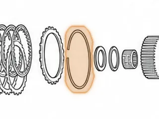 Snap Ring, B7ZA / B7XA 2nd Clutch Pressure Plate (Secondary Shaft) (Use 80861) — Part # 20873F