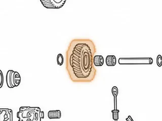 Idler Gear, BAYA/BGFA/BVGA-5/BVGA-6/BVGA-7/BYBA/B7TA/B7VA/B7WA/B7XA/B7ZA/MFYA /MGFA/MGHA/MGSA/M7WA/M7ZA Reverse… — Part # 20818E