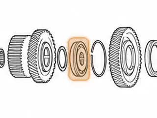 Ball Bearing, B7XA/B7ZA/M7ZA Secondary Shaft To Case (.744” Thick)(3.150”OD)(1.060”ID) (Cast # B27-9NX) 1998-99 — Part # 20255F