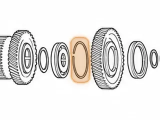 Snap Ring, BAYA/BGFA/BVGA-5/BVGA-6/BVGA-7/BYBA/B7TA/B7VA/B7WA/MFYA/MGFA/ MGHA/MGSA/M7WA Holds Secondary Shaft Bearing… — Part # 30889A