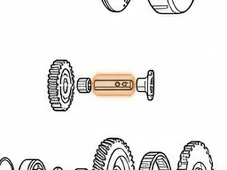 Pin, S24A / A24A / A4RA / M4TA / B4RA Reverse Idler — Part # 90819B