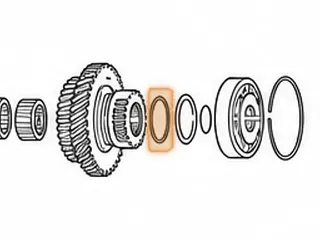 Thrust Bearing, A4RA / B4RA 4th Gear To Snap Ring (Mainshaft) (1.753”OD) (1.265”ID) (.078” Thick)(Also Fits BMXA) — Part # 90238D