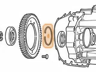 Snap Ring, RO/MPRA Differential Bearing To Case (.114”) — Part # 90899BE