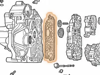 Seperator Plate, A4RA / B4RA Valve Body — Part # 90747D