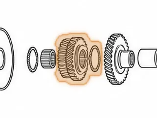 Thrust Bearing, SP7A / MP7A 3rd Gear To 2nd Gear (Countershaft) (Use 60217A) — Part # 90263H