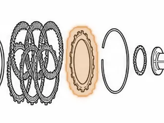 Pressure Plate, AS/CA/L4/P1 Low/2nd/3rd/4th Clutch (Stamped # 7) 8 Teeth (3.230”ID) 84-91 — Part # 60140B-7