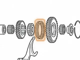 Selector, F4/K4 Reverse (Countershaft) (2.275”OD Where Fork Rides) (Has Left — Part # 60830CA