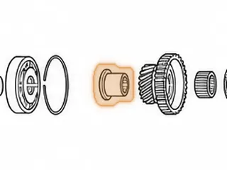 Collar W/Shoulder, S24A / A24A / M24A / SP7A / MP7A 1st Gear To Mainshaft (1.065” Long With Shoulder) — Part # 90243B