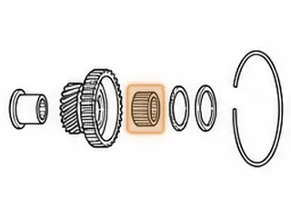 Caged Needle Bearing, S24A / A24A / A4RA / M4TA / B4RA / M24A / BMXA / SP7A / MP7A / S4XA 1st Gear To 2st Clutch Drum… — Part # 90247B