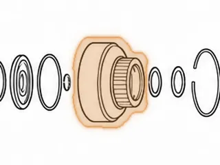 Drum, BW37TB Forward Clutch (Bearing Type) 1981-92 — Part # 104554A