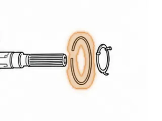 Snap Ring, T-65/T-66 Holds Output Shaft To Ring Gear — Part # 29889