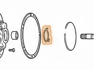 Washer, BW35TB / BW37TB Front Plate — Part # 104211