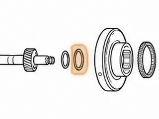 Washer, BW35TB / BW37TB Planet (Front) — Part # 104242