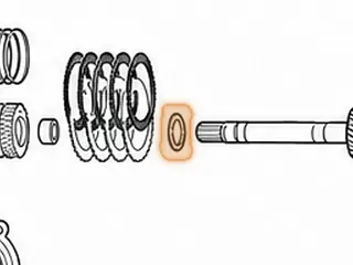 Bearing, BW35TB / BW37TB Sun Gear Front & Rear — Part # 104229