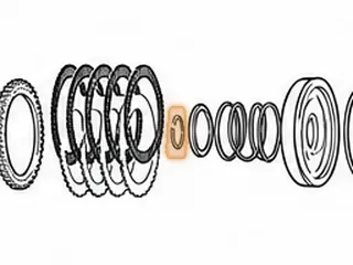 Snap Ring, BW35TB / BW37TB Holds Direct Retainer In — Part # 104879