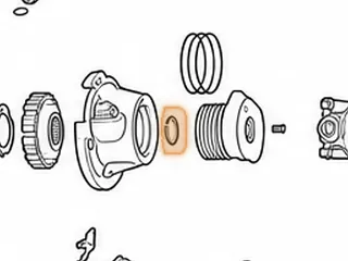 Snap Ring, C-4/C-5 Holds Governor Support To Output Shaft (.050” Thick With 2 Eyelets) — Part # 26895