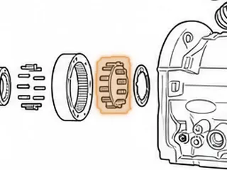 Retainer, C-5 Sprag (With Snap On Springs) 1982-86 — Part # 26989A