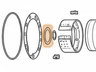 Washer, C-4 Stator To Direct Drum W/Out Tangs (.040”) 1964-66 — Part # 26211