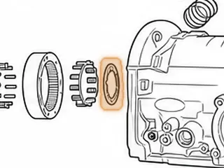 Washer, C-4/C-5 Rear Sprag Inner Race To Case (2 Narrow ID Tabs & No Cut-Outs) 1970-86 — Part # 26257A