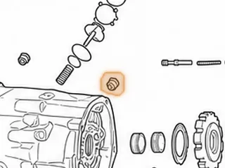 Cooler Line Fitting, E4OD Double O-Ring (Teckpak) 1991-Up — Part # T86996